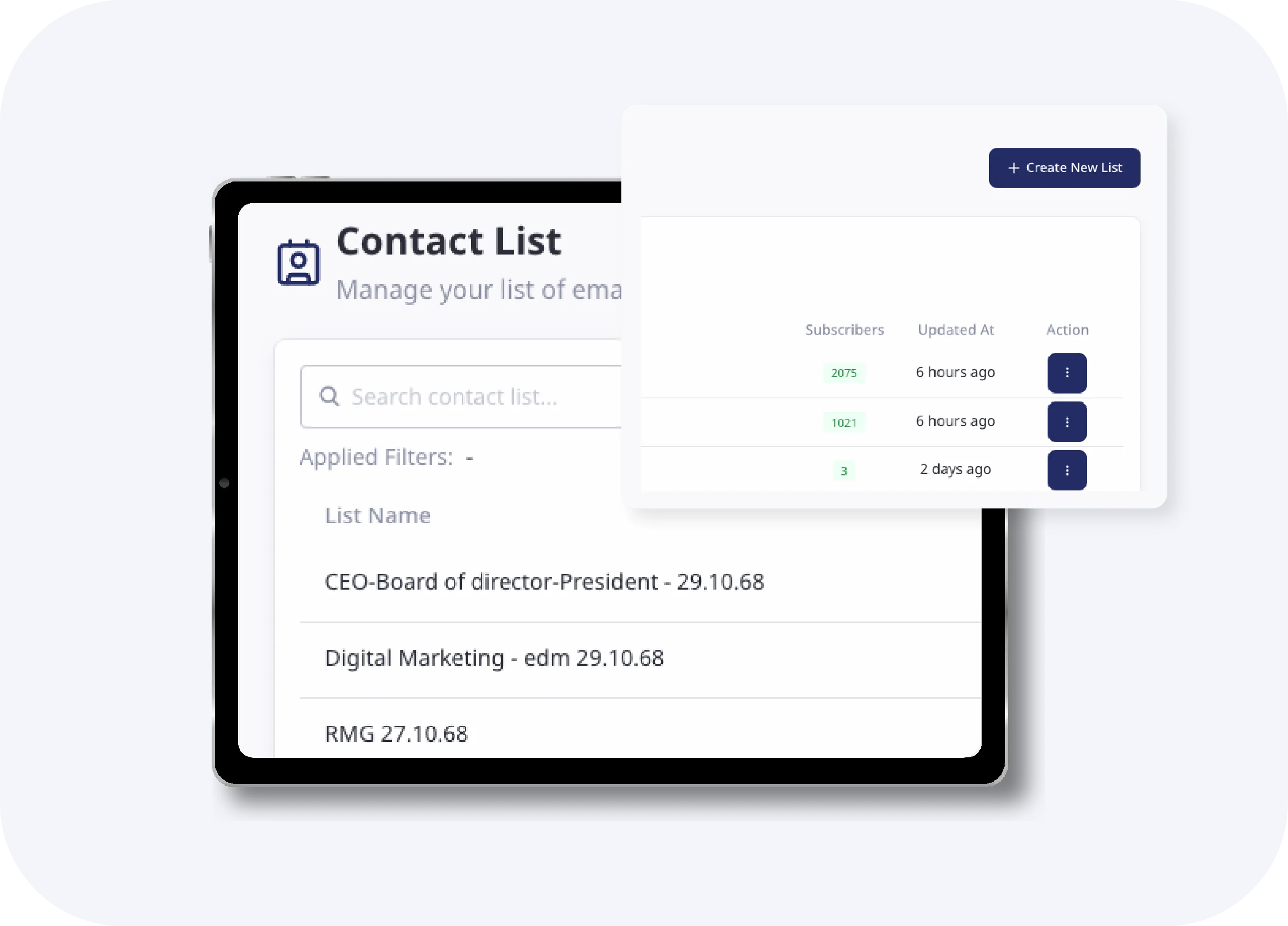 Manage Mailing Lists